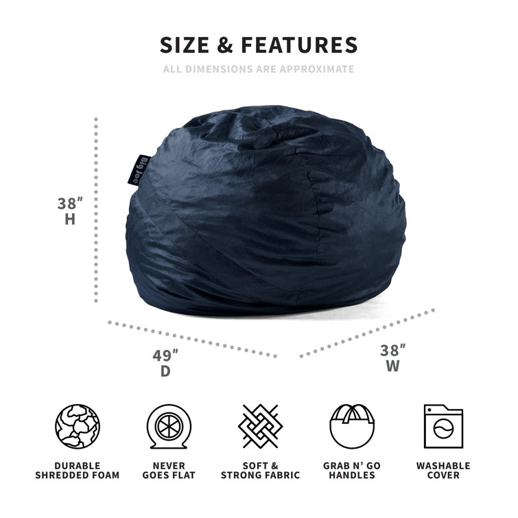 Big joe best sale removable cover